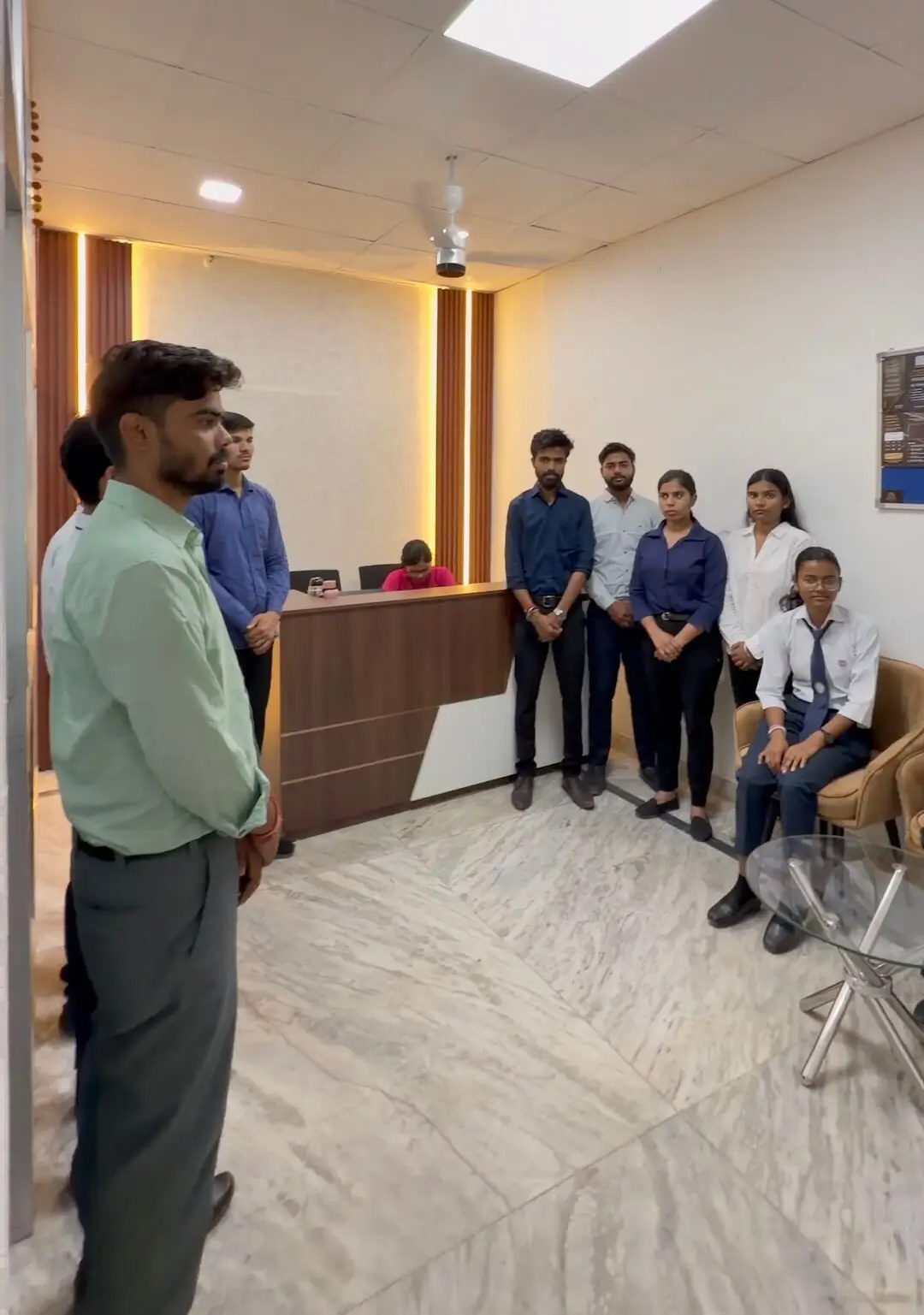 Reception at Cloudemy Edge software training center, Lucknow